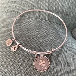 Alex and Ani Silver Good Luck Charm Bracelet